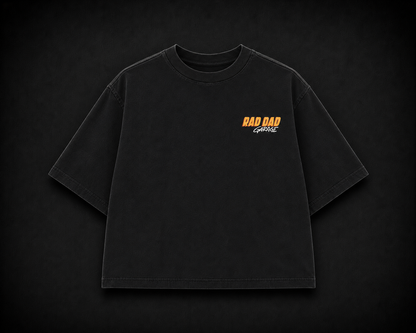 Women's '"Greatness Awaits" Black  Boxy Tee