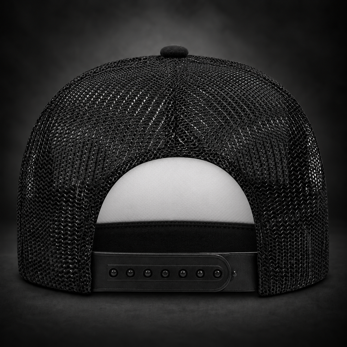 Adults RDG Checkered Panel High Crown Foam Truck Hat Description