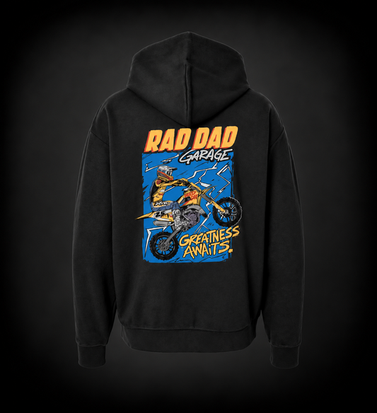 Adult "Greatness Awaits" Black Hoodie