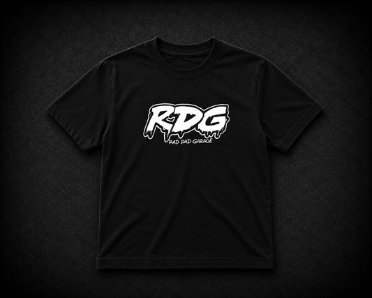 Kids' "Drip" Black Oversized Tee