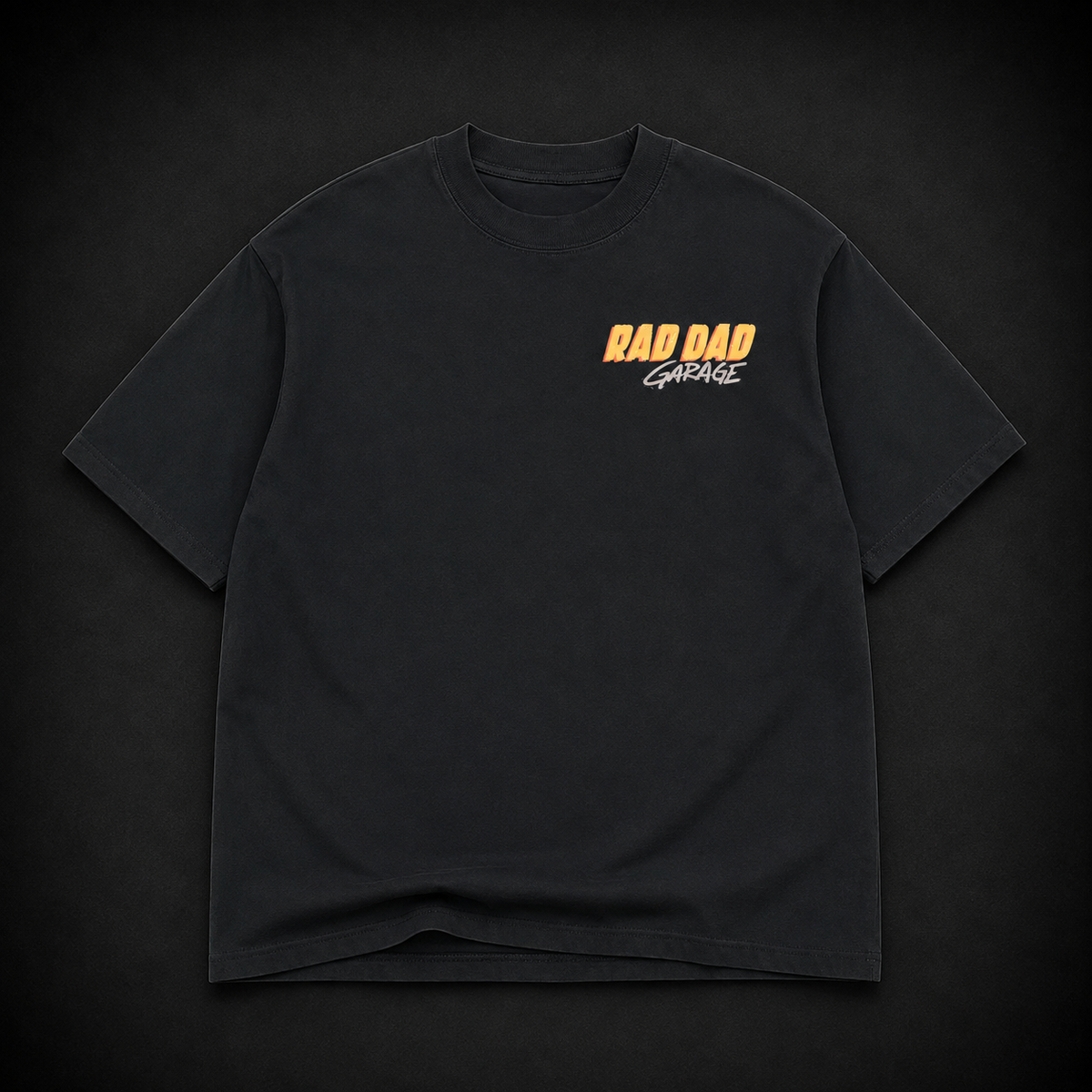 Kids' "Greatness Awaits" Black Oversized Tee